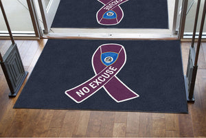 Fryeburg Police Department Front 4 X 6 Rubber Backed Carpeted HD - The Personalized Doormats Company