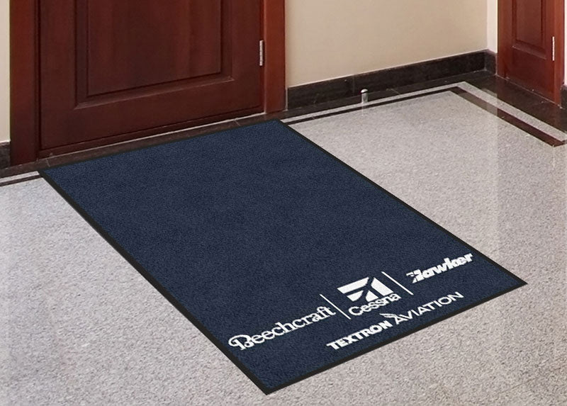 Exhibitus, Inc. 2.5 X 4 Rubber Backed Carpeted HD - The Personalized Doormats Company