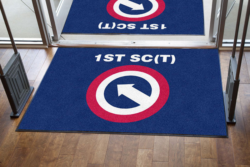 1st TSC 4 X 6 Rubber Backed Carpeted HD - The Personalized Doormats Company