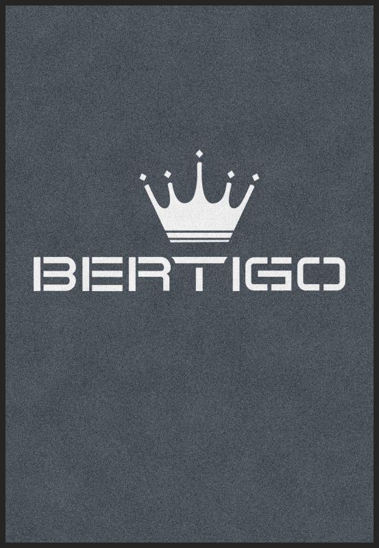 Bertigo 4.42 X 6.42 Rubber Backed Carpeted HD - The Personalized Doormats Company