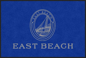 East Beach Company 4 X 6 Rubber Backed Carpeted HD - The Personalized Doormats Company
