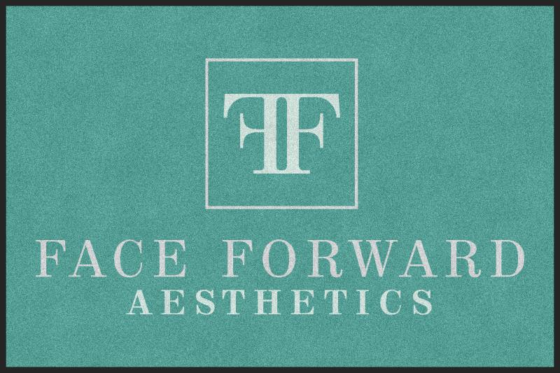 Face Forward Aesthetics 4 X 6 Rubber Backed Carpeted HD - The Personalized Doormats Company