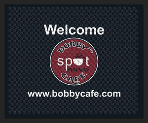BOBBY SPOT NUVO CAFE 2.5 X 3 Rubber Scraper - The Personalized Doormats Company