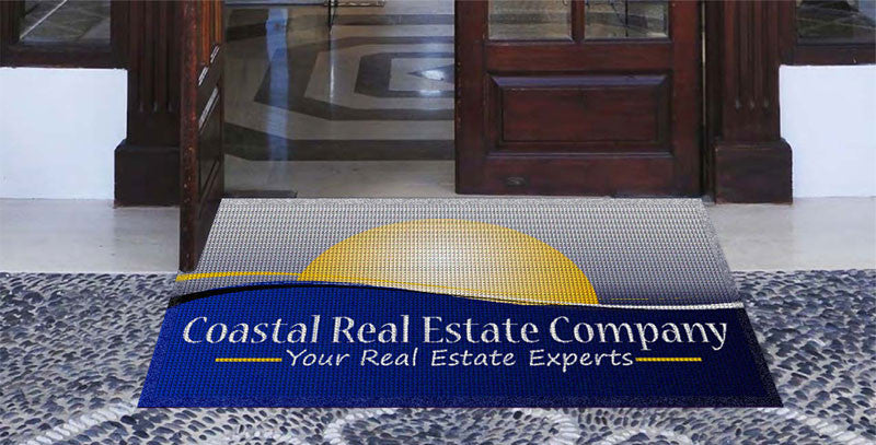 Coastal Real Estatae Company 3 x 5 Waterhog Impressions - The Personalized Doormats Company