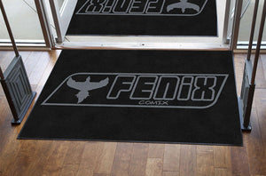 FENIX COMIX MAT 4 X 6 Rubber Backed Carpeted HD - The Personalized Doormats Company