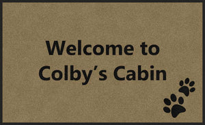 Colby 3 X 5 Rubber Backed Carpeted HD - The Personalized Doormats Company