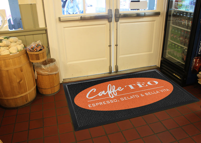 Caffe Teo 3 x 5 Luxury Berber Inlay - The Personalized Doormats Company