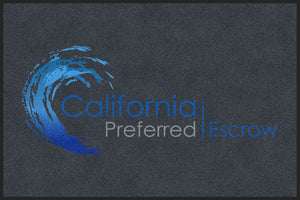California Preferred Escrow 4 X 6 Rubber Backed Carpeted HD - The Personalized Doormats Company