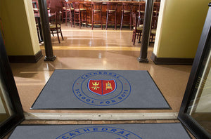 Cathedral School for Boys 4 X 6 Rubber Backed Carpeted HD - The Personalized Doormats Company