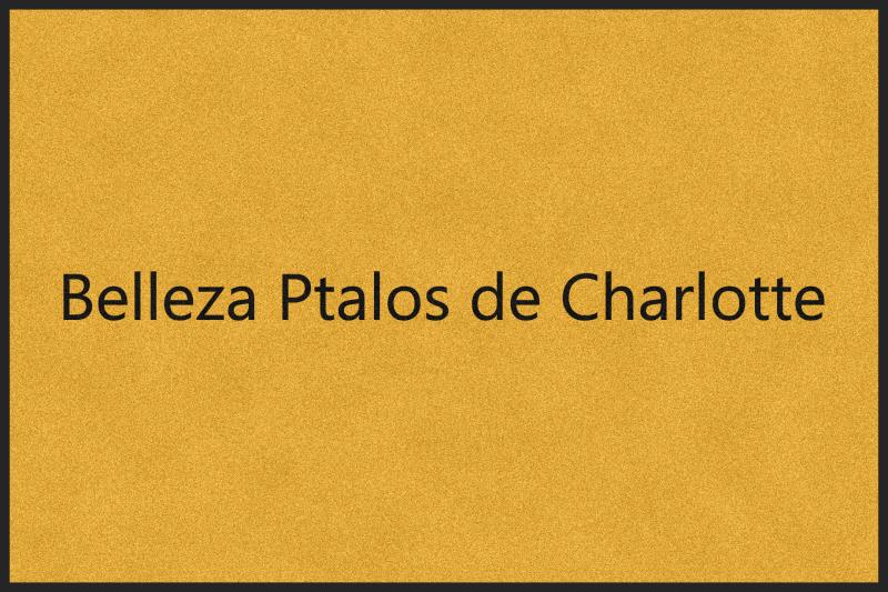 Belleza Ptalos de Charlotte 4 X 6 Rubber Backed Carpeted HD - The Personalized Doormats Company