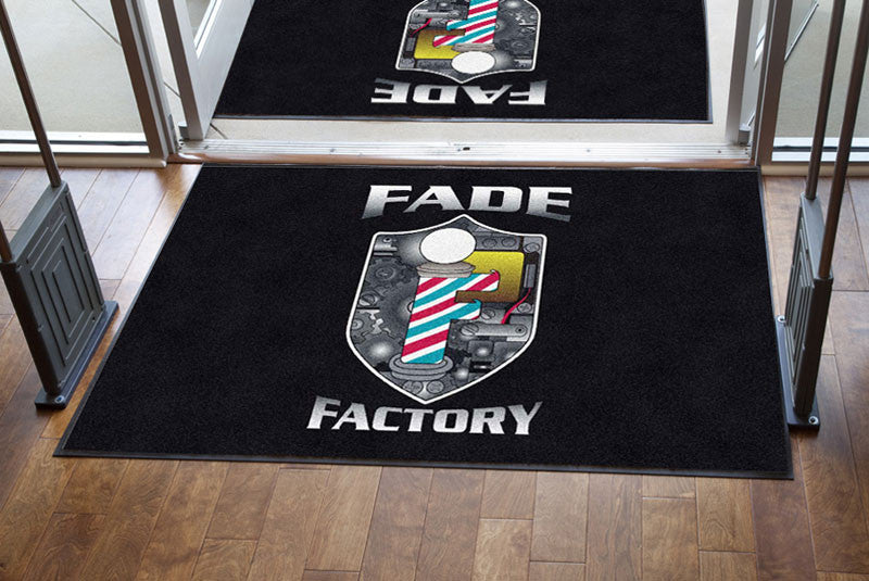 Fade factory 4 X 6 Rubber Backed Carpeted HD - The Personalized Doormats Company