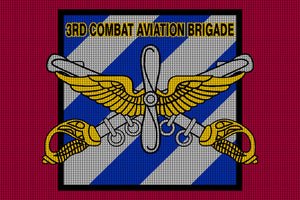 3RD Combat Aviation Brigade 4 x 6 Waterhog Impressions - The Personalized Doormats Company