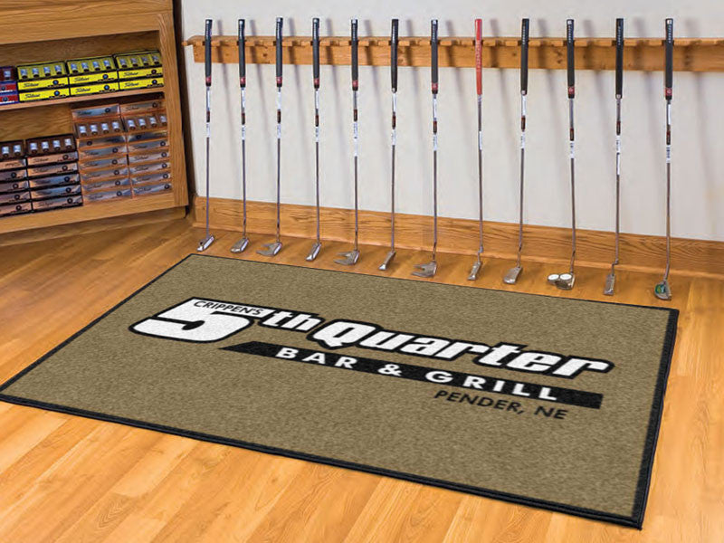 Crippen's 5th Quarter Bar & Grill 3 x 5 Custom Plush 30 HD - The Personalized Doormats Company
