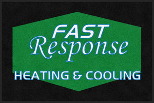 Fast Response 2 X 3 Rubber Backed Carpeted HD - The Personalized Doormats Company