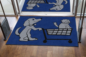 Alabama Pet Foods 4 X 6 Rubber Backed Carpeted HD - The Personalized Doormats Company