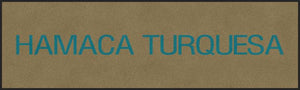 Hamaca Turquesa 3 X 10 Rubber Backed Carpeted HD - The Personalized Doormats Company