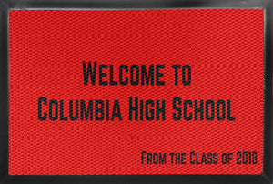 Columbia High School 6 X 12 Luxury Berber Inlay - The Personalized Doormats Company