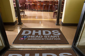 Divison of Human Development and Service 4 x 6 Rubber Backed Carpeted HD - The Personalized Doormats Company