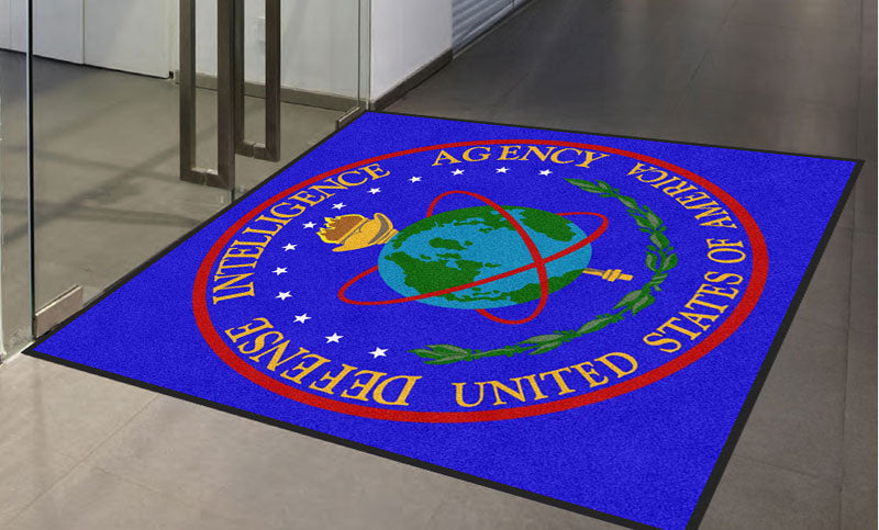 DIA Pentagon Hallway Rugs 6 X 6 Rubber Backed Carpeted - The Personalized Doormats Company