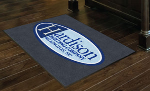 Hardison Building Inc 3 X 4 Rubber Backed Carpeted HD - The Personalized Doormats Company
