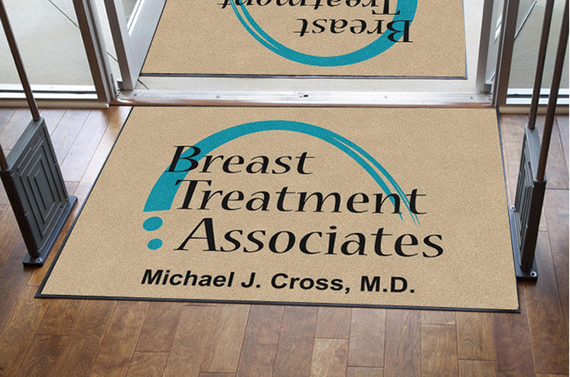 BTA 1 4 X 6 Rubber Backed Carpeted HD - The Personalized Doormats Company