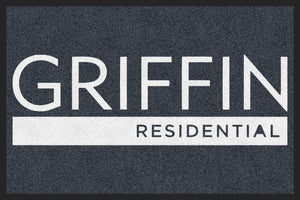 Griffin Residential 2 X 3 Rubber Backed Carpeted HD - The Personalized Doormats Company