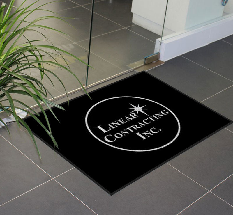 Linear Black (white logo)
