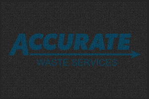 Accurate Recycling Corp 4 x 6 Waterhog Impressions - The Personalized Doormats Company