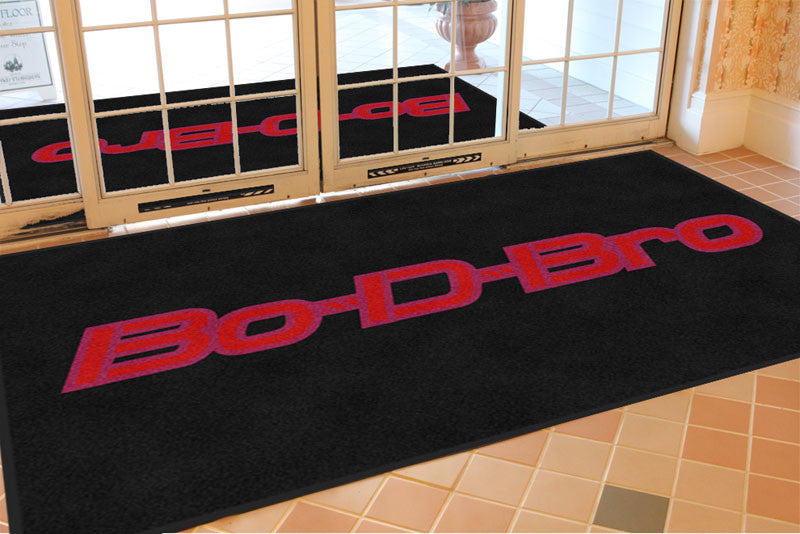BO-D-BRO 4.42 X 6.8 Rubber Backed Carpeted - The Personalized Doormats Company