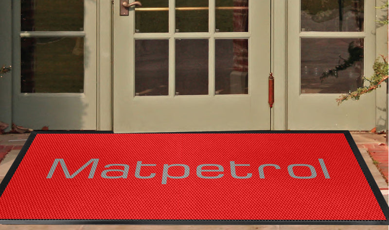 Matpetrol Welcome Mat §-3 X 6 Luxury Berber Inlay-The Personalized Doormats Company