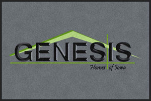 Genesis Homes 4 x 6 Rubber Backed Carpeted HD - The Personalized Doormats Company