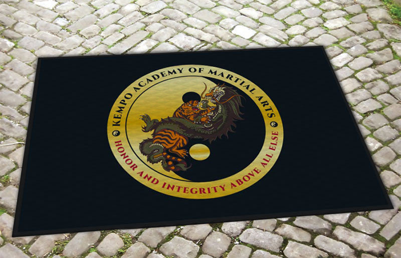 Kempo Academy of Martial Arts 2 x 3 Floor Impression - The Personalized Doormats Company