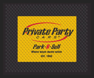 PPCars outdoor door mat