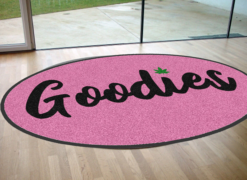 GOODIES Oval Black Text