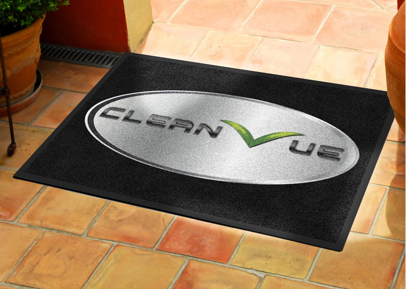 Cleanvue Services, LLC 2 X 3 Rubber Backed Carpeted HD - The Personalized Doormats Company