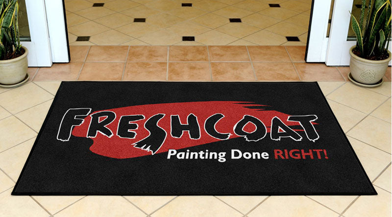 Fresh Coat 3x5 3 X 5 Rubber Backed Carpeted HD - The Personalized Doormats Company