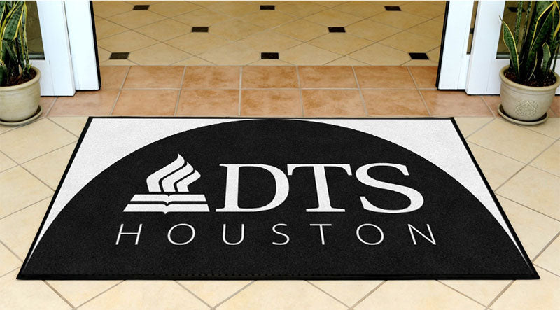DTS Door Mat 3 X 5 Rubber Backed Carpeted HD Half Round - The Personalized Doormats Company