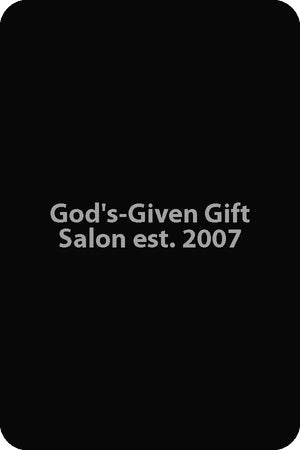 God's-Given Gift Salon est. 2007 4 X 6 Anti-Fatigue - The Personalized Doormats Company