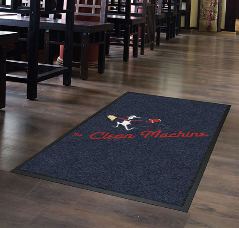 Clean Machine 4 X 6 Rubber Backed Carpeted HD - The Personalized Doormats Company