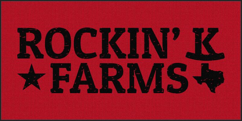 Rockin' K Farms mat red