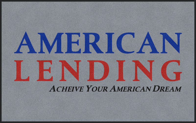 American Lending 5 X 8 Rubber Backed Carpeted HD - The Personalized Doormats Company