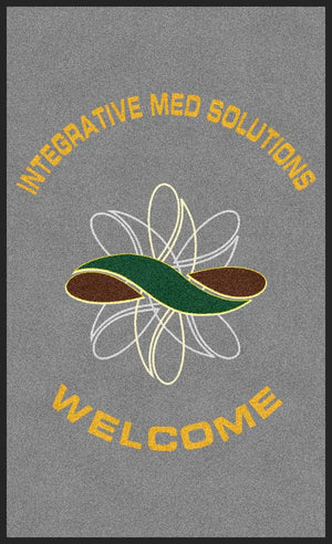 Integrative Med Solutions 3 X 5 Rubber Backed Carpeted - The Personalized Doormats Company