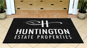 Huntington Estate Properties 3 X 5 Rubber Backed Carpeted HD - The Personalized Doormats Company