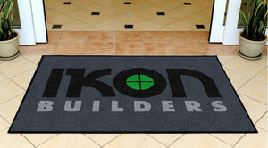 Ikon Builders 3 X 5 Rubber Backed Carpeted HD - The Personalized Doormats Company