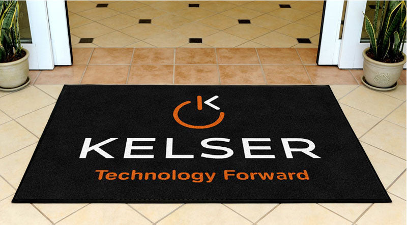 KELSER 3 X 5 Rubber Backed Carpeted HD - The Personalized Doormats Company