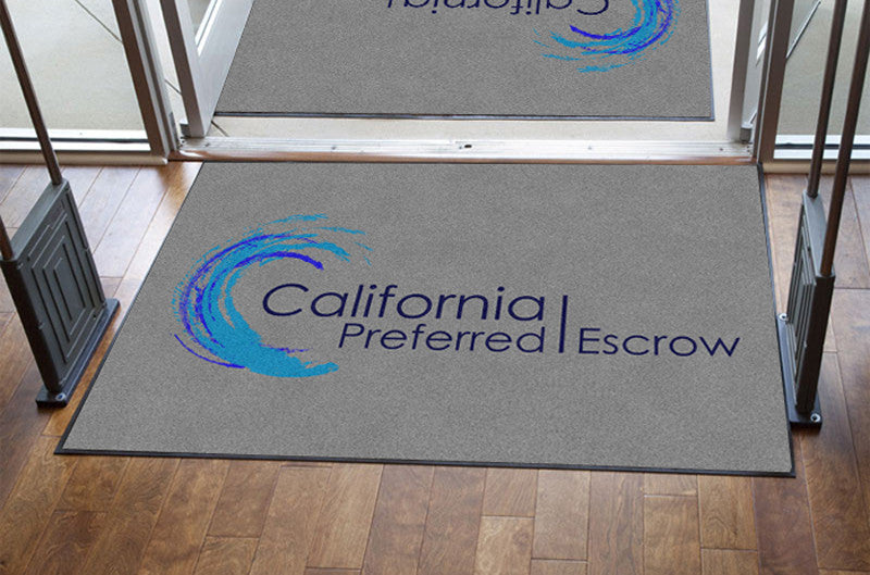 California Preferred Escrow 4 X 6 Rubber Backed Carpeted - The Personalized Doormats Company
