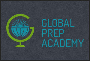 Global Prep Academy 4 X 6 Rubber Backed Carpeted HD - The Personalized Doormats Company