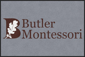 Butler Montessori 4 x 6 Rubber Backed Carpeted HD - The Personalized Doormats Company