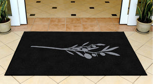 kali restaurant 3 X 5 Rubber Backed Carpeted HD - The Personalized Doormats Company