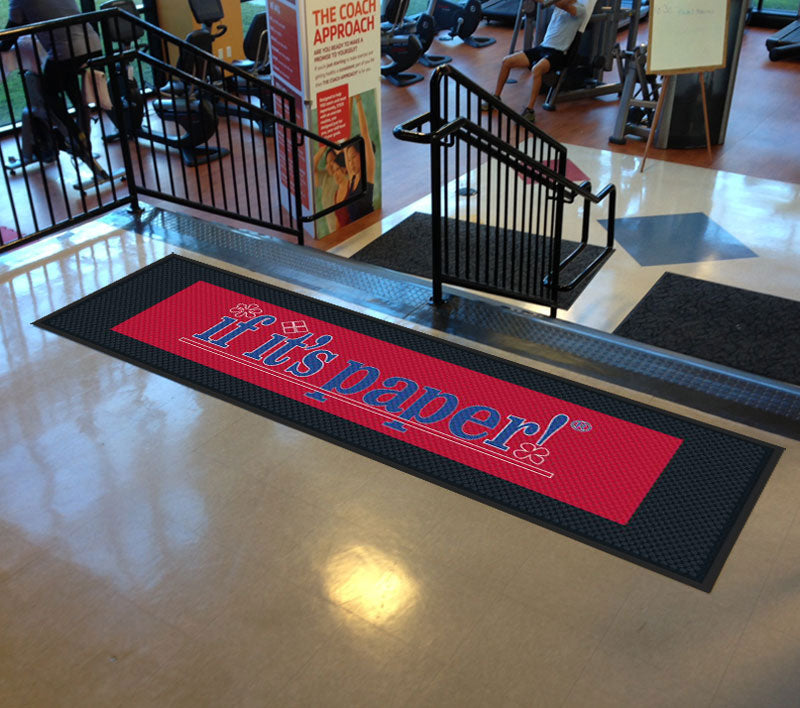 if its paper 3 X 10 Rubber Scraper - The Personalized Doormats Company